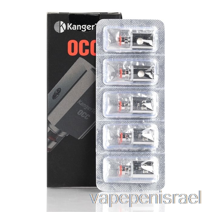 סליל כותנה אורגנית (occ) חד פעמי Vape Israel Kanger סלילי החלפה 1.2 אוהם סלילים